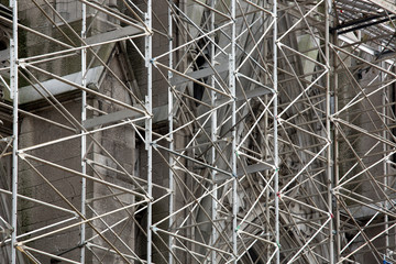 Scaffolding structure for renovation