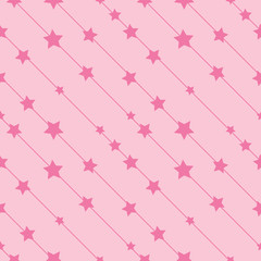 Geometric seamless pattern stars and lines