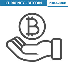 Currency - Bitcoin Icon