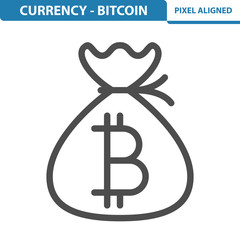 Currency - Bitcoin Icon