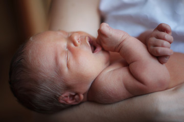 Mother with her newborn baby