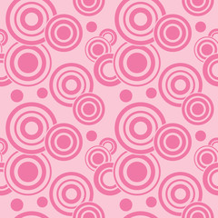 Geometric seamless pattern. Circles