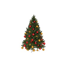 3d render christmas tree