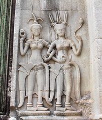 Heavenly Maidens Apsars Angkor Wat