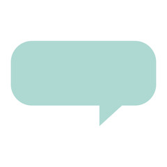 speech bubble message isolated icon
