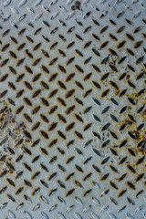 Rostige Metalplatte