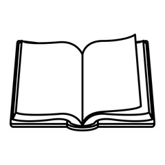 text book isolated icon