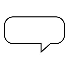 speech bubble message isolated icon