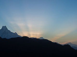 Sunrise on Poon Hill