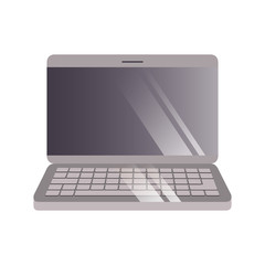 laptop computer isolated icon