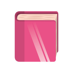 library book isolated icon
