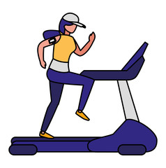 Fototapeta premium Treadmill machine design