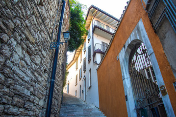 Brescia city street, Italy.