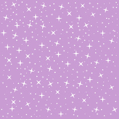 Seamless pattern with falling snow. Cartoon style.