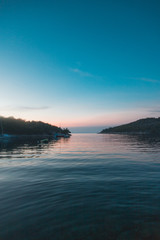 Obraz premium sunset over the sea