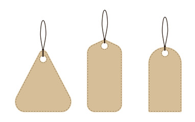 The label in the store. Price tag. Discounts.
