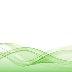 Abstract background with green waves.layout for advertising. presentation background