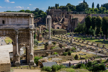 Roman Forum in Rome, Italy