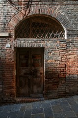 Doorway in Siena, Tuscany