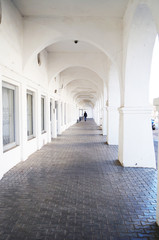            Rows in the Kostroma, a gallery of beautiful arches                  