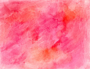 Watercolor red background
