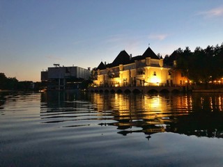 Fototapeta premium Evening lake.