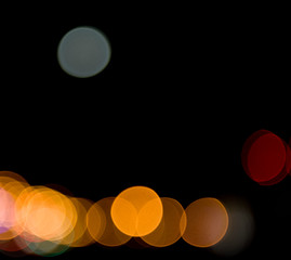 Straßenlichter bei Nacht / Street lights at night