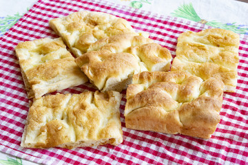 genoese focaccia or white pizza