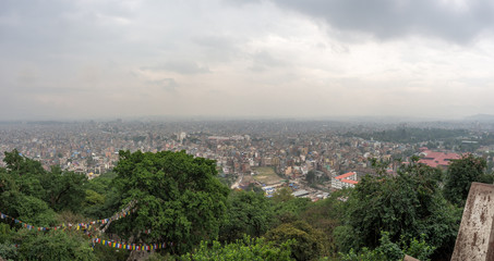 View over Kathmandu