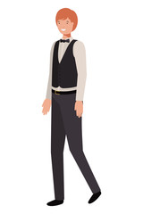 young business man avatar character