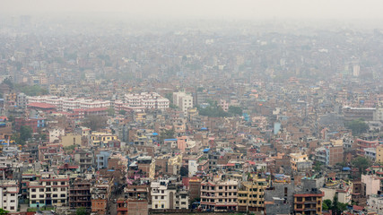 Fototapeta na wymiar View over Kathmandu