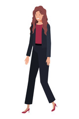 business woman avatar character