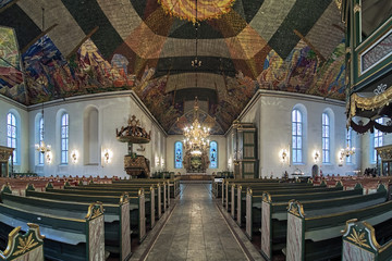 Interior of Oslo Cathedral, Norway