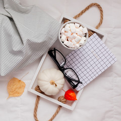 Cozy warm home comfort morning