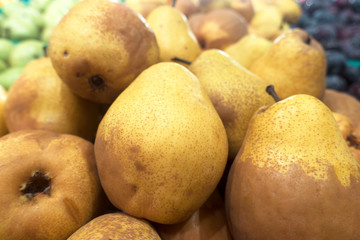 Fresh Organic Pear Background.