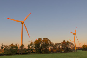 Stromerzeugung in der Eifel mit Windkraft