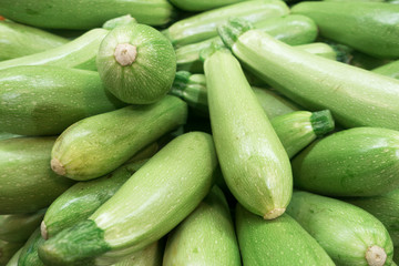 Fresh Organic Zucchini Background