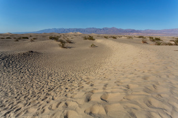 Mesquite Flat Sand Dunes in Death Valley, United States