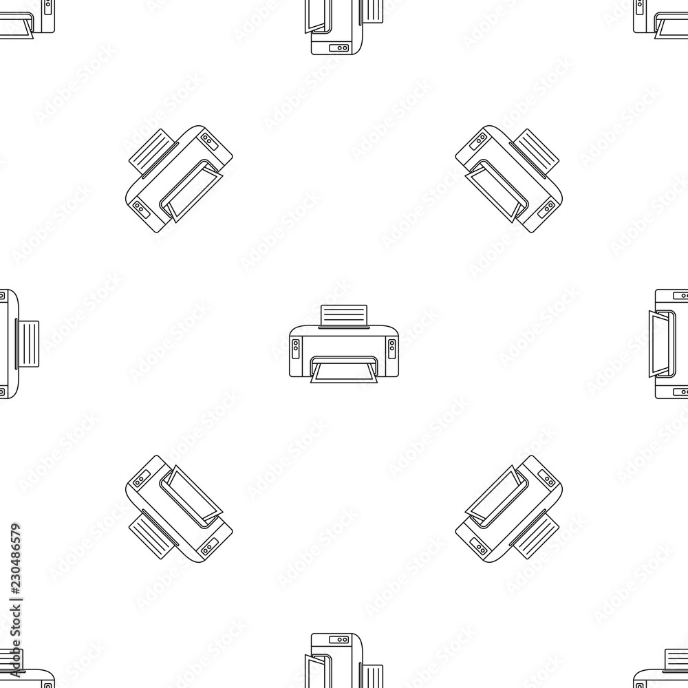 Poster copier printer pattern seamless vector repeat geometric for any web design