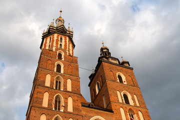 Fototapeta premium Mariacki Church in Cracow