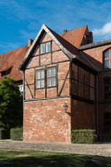 Fototapeta na wymiar Rathausgarten in Lüneburg