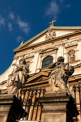 Fototapeta na wymiar St peter & Paul church in Cracow