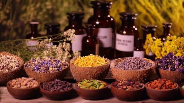 Fresh medicinal herbs