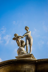 Fototapeta na wymiar Dans les jardins du Palais Wallenstein à Prague