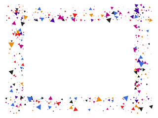 Bang, Blast, Moved Particles, Vector Explosion Border. Broken Glass Moving Memphis Bright Fragmentation. Stars, Glitter, Trendy Cosmic Frame, Vortex, Shattered Fragments. Hipster Cool Memphis Border.