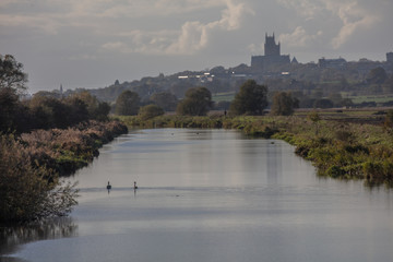 river witham and lincoln cathedral