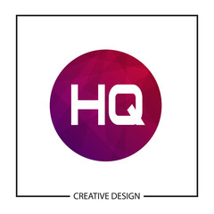 Initial Letter HQ Logo Template Design