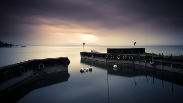 Petit port au matin