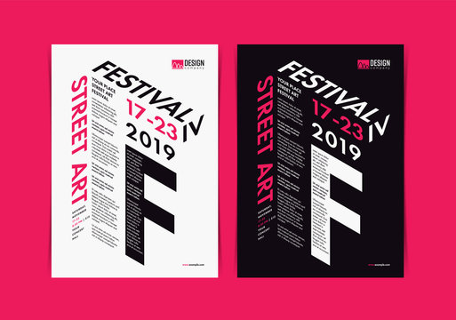 Multipurpose typography poster layout template. Vector illustration.