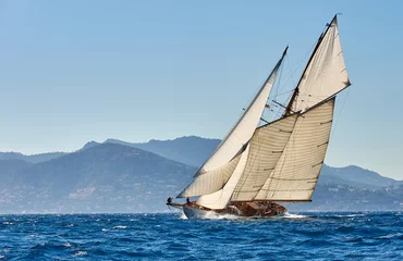 Photo sur Plexiglas Naviguer Régate de voiliers. Yachting. Voile